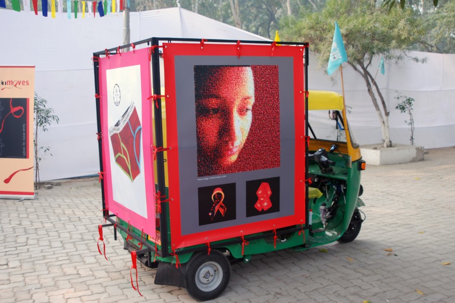 ArtMoves Delhi AIDS Artwork 1