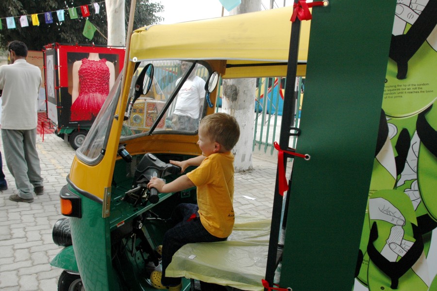Child Visiting ArtMoves New Delhi