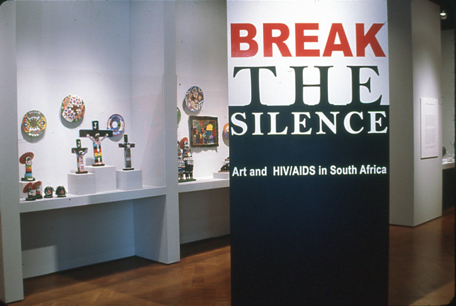 Break the Silence Exhibition Sign