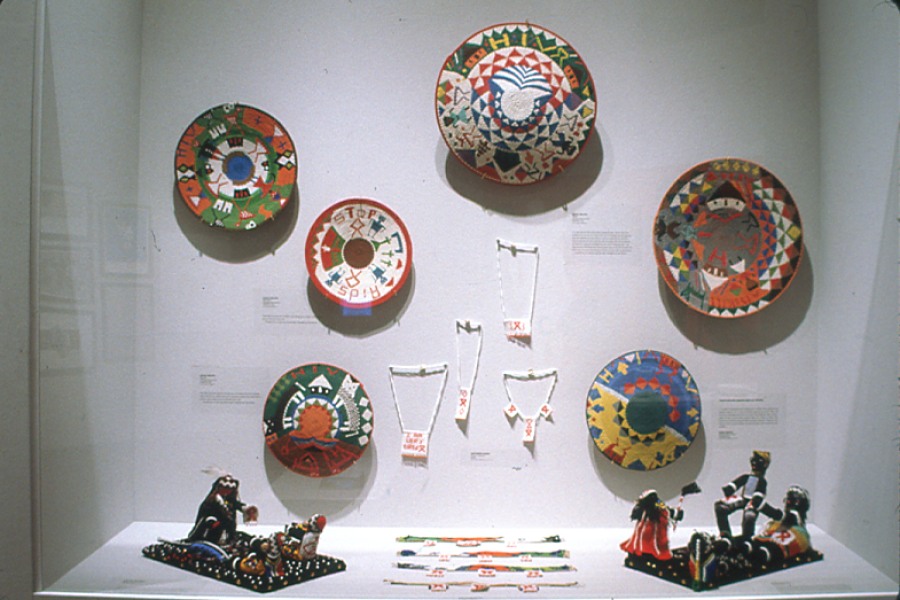 Beaded Scenes and Plate Work