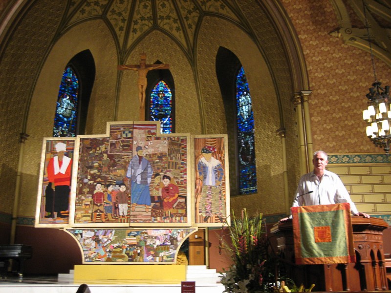 The Keiskamma Altarpiece in St. James Cathedral in Chicago