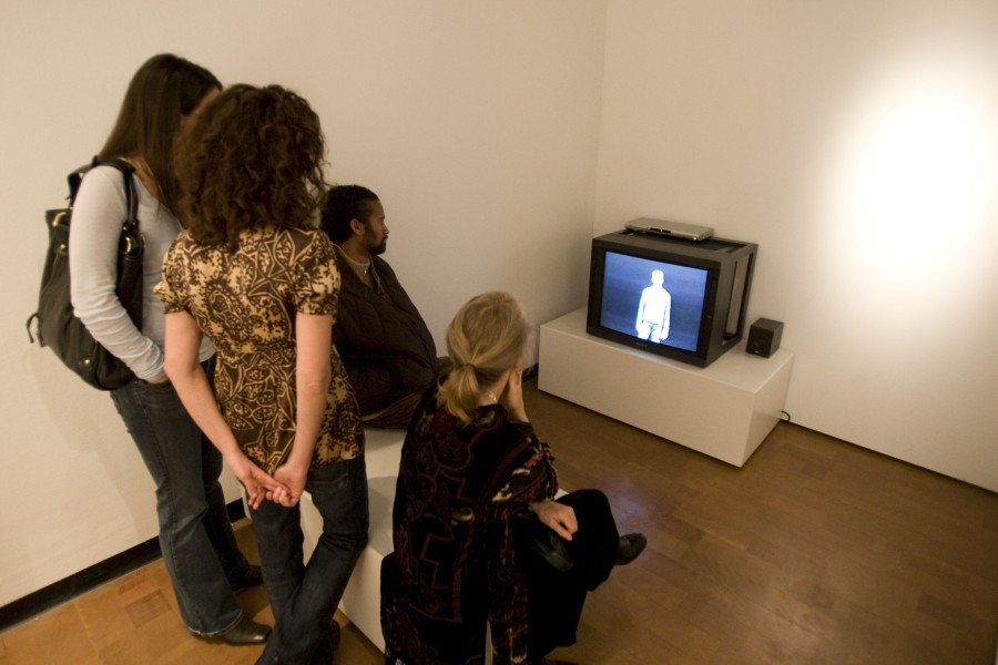 MAKE ART/STOP AIDS Exhibit Observers