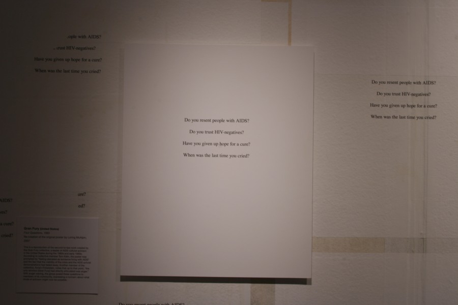 "Four Questions" by Gran Fury