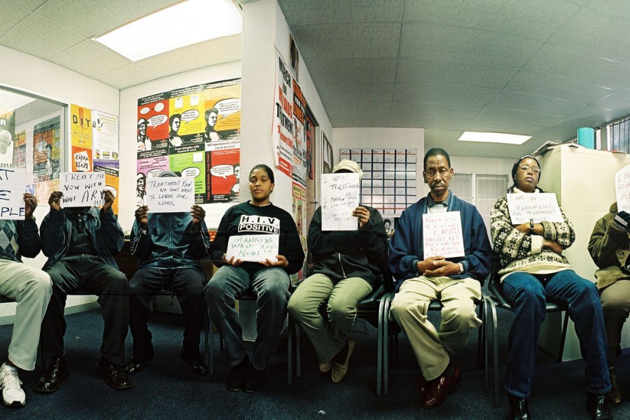 "The Harsh Divide: Treatment Action Campaign Office" by Gideon Mendel
