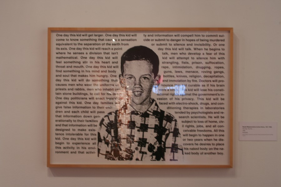 "One Day This Kid..." by David Wojnarowicz