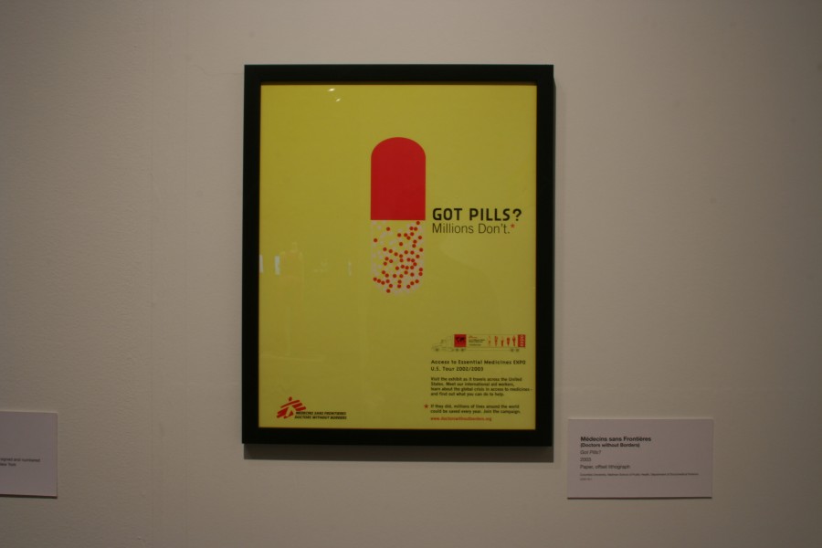 "Got Pills?" by Médecins sans Frontières (Doctors without Borders)