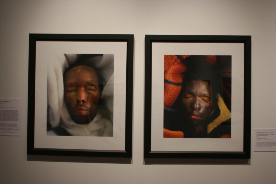 "Monwabisi Mtana" and "Nyameka J. Matiayna" by Pieter Hugo