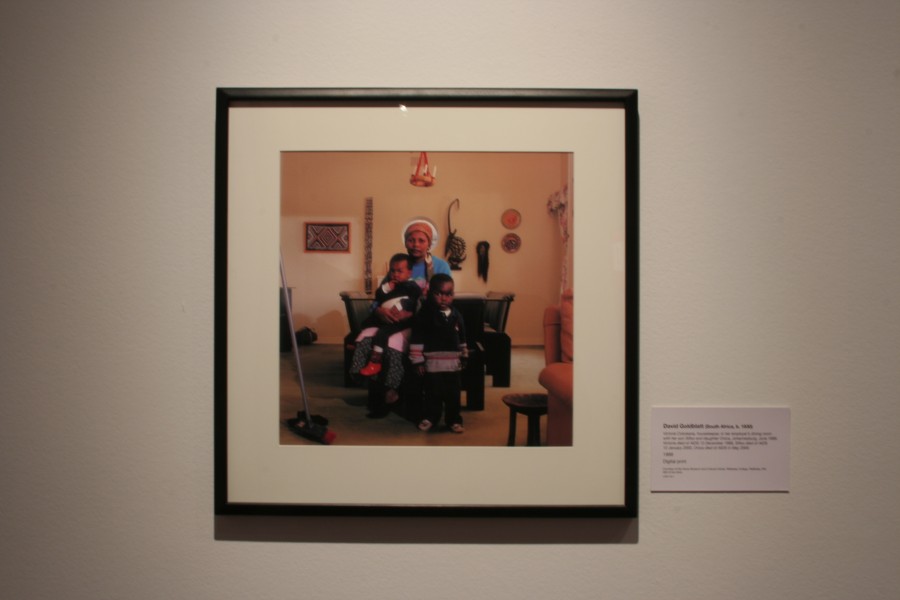 David Goldblatt’s portrait of Victoria Cobokana with her children Sifiso and Onica