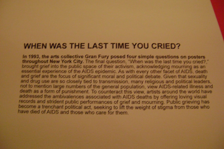 When Was the Last Time You Cried