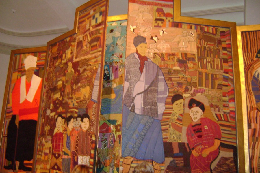 First layer of the *Keiskamma Altarpiece* with its central panels partially opened
