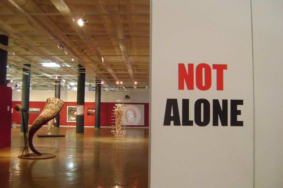 Not Alone Exhibit Title and Space