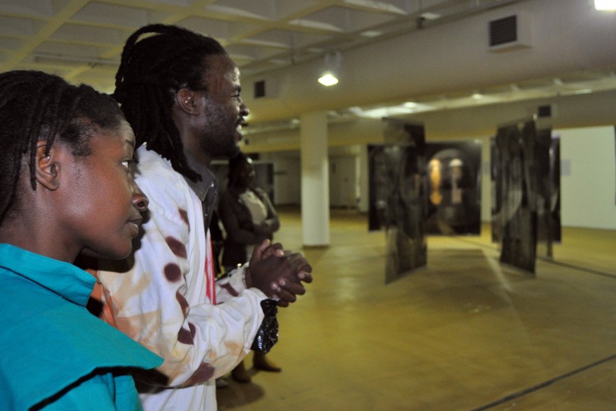 Visitors at the A.R.T. Show