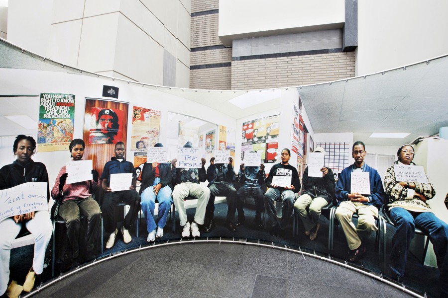 "The Harsh Divide: Treatment Action Campaign Office" by Gideon Mendel