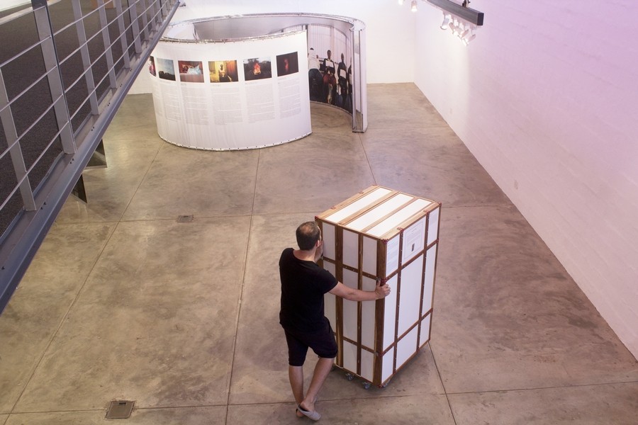 The A.R.T. Cabinet, designed and constructed by Xavier Clarisse
