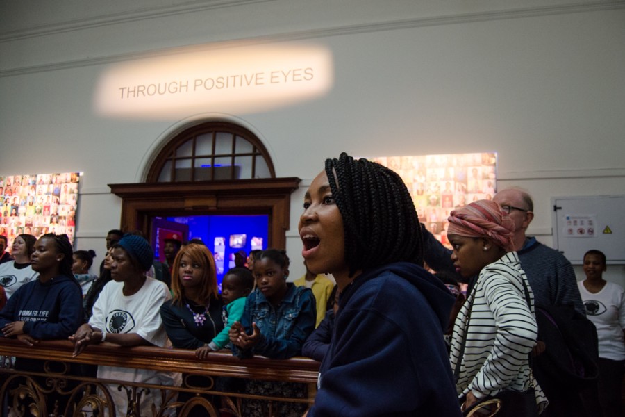 Women at Through Positive Eyes Durban Exhibit Opening