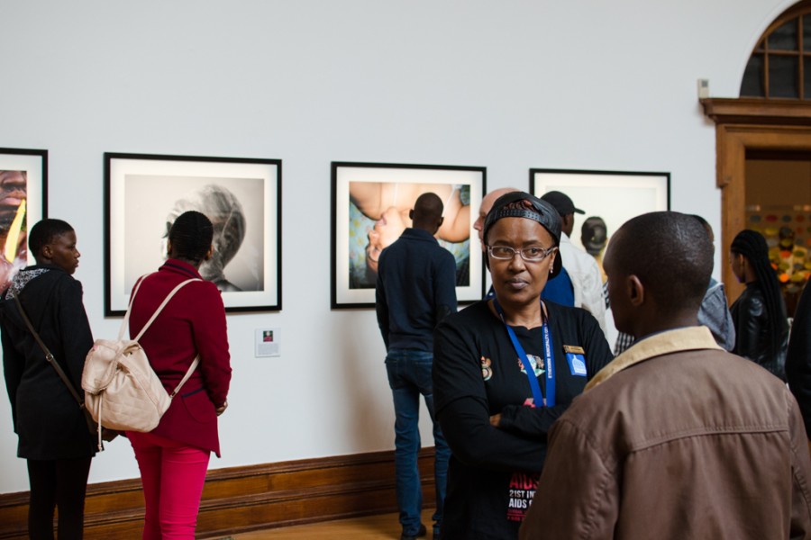 Guests at the Through Positive Eyes Durban Exhibit Opening