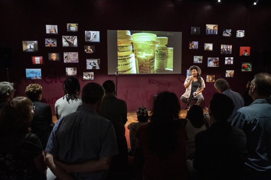 Porchia Storytelling in the Banishing Stigma Room