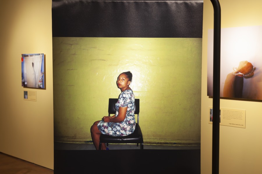 Photograph by Elizabeth, portrait by Gideon Mendel, and accompanying story text