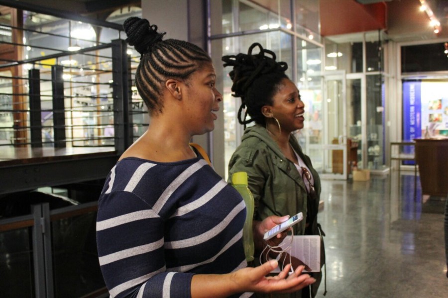 Guests in the TPE Johannesburg Exhibit