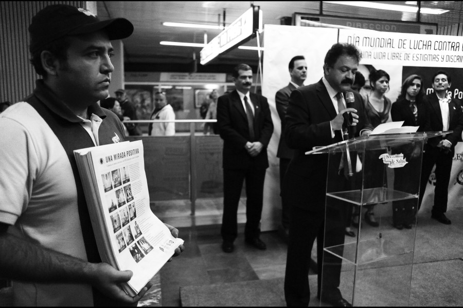 Through Positive Eyes Mexico City Metro Exhibition Opening